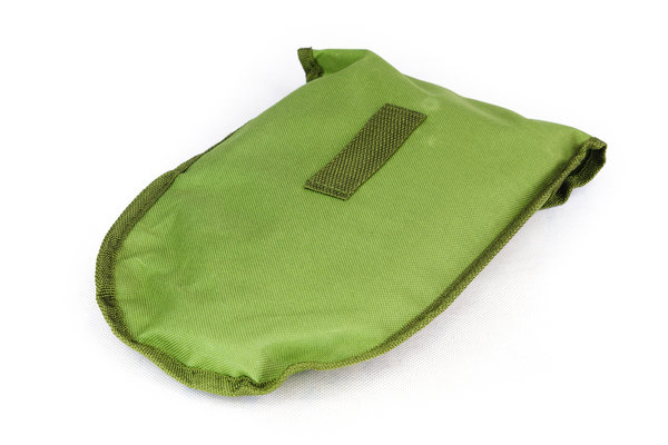 Robuster Klapp-Spaten Schaufel mit Sägezahnblatt oliv handliche Größe