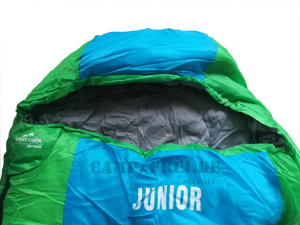 Kinder Mumienschlafsack Junior 170x70x50cm Schlafsack bis -2°C 1400g