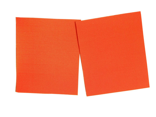 2 Stk. Selbstklebendes Zelt Reparatur Patch orange Nylon Aufkleber Flicken