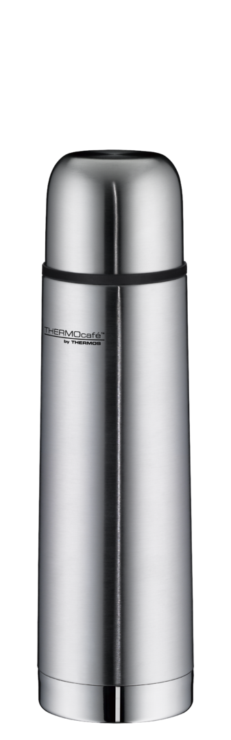 Thermos Isolierflasche 500ml silber Thermoskanne Edelstahl Thermos