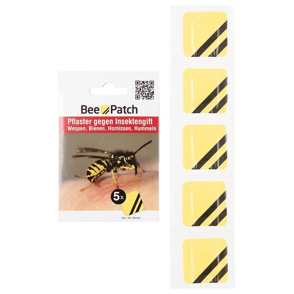 5x Pflaster gegen Insektengift von Wespen, Bienen usw. Insektenpflaster Katadyn