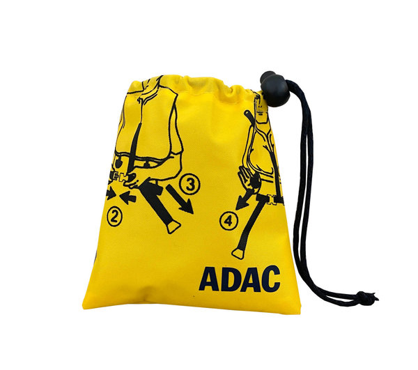 ADAC Haken-Set mobile Wäscheleine mit 8 hochwertigen Karabinern Campfrei